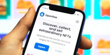 Opensea-Logo-on-Phone