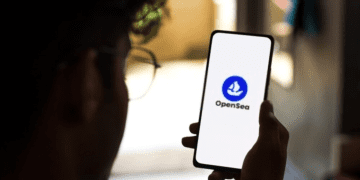 Opensea-Logo-on-Phone