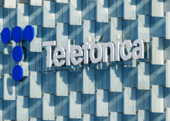 Telefonica Logo on building