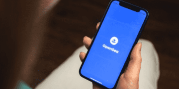 Opensea-Logo-on-Phone