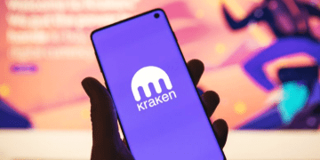 kraken Logo on Phone