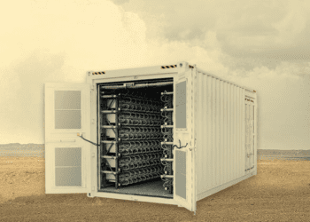 Bitmain Equipment in Shipping Container