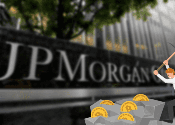 Bitcoin Miner with JPMorgan Sign