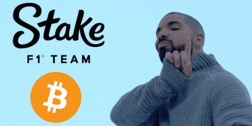 Drake Partners with Crypto Gambling Site Stake for 2 Year F1 Deal