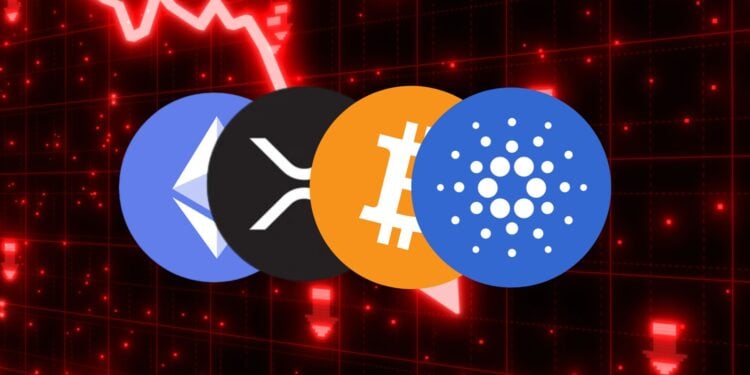 Crypto Market Meltdown: Bitcoin and Ethereum Liquidations Trigger Ada, Xrp, Altcoin Collapse