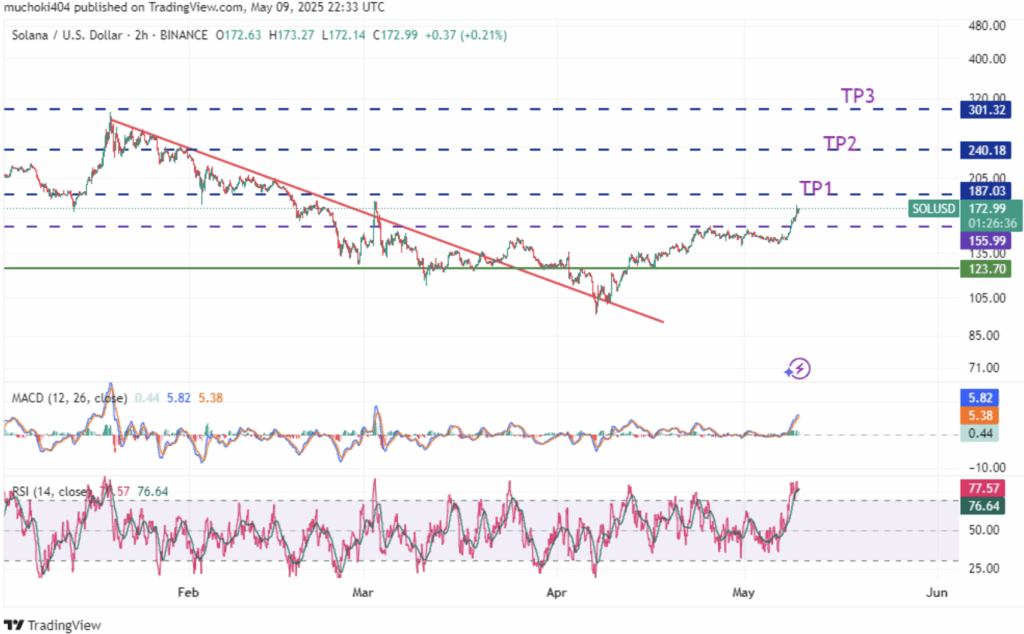 Solana Sol Price Chart Technical Analysis