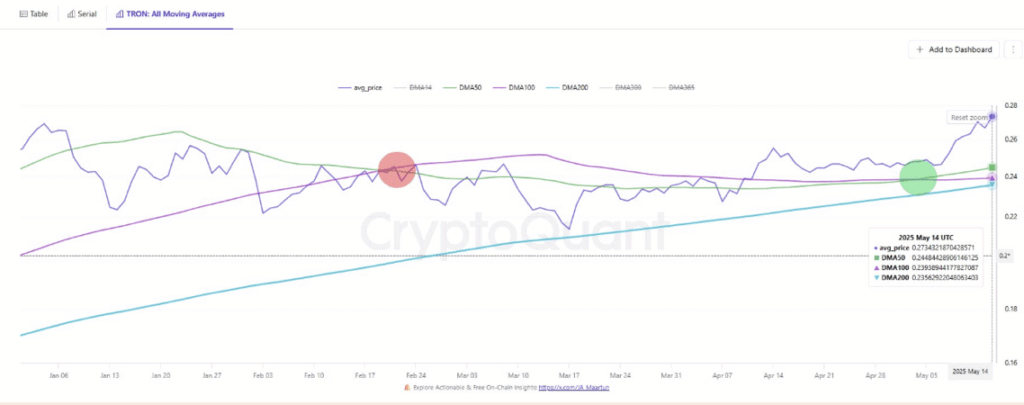Tron Trx on Chain Insight
