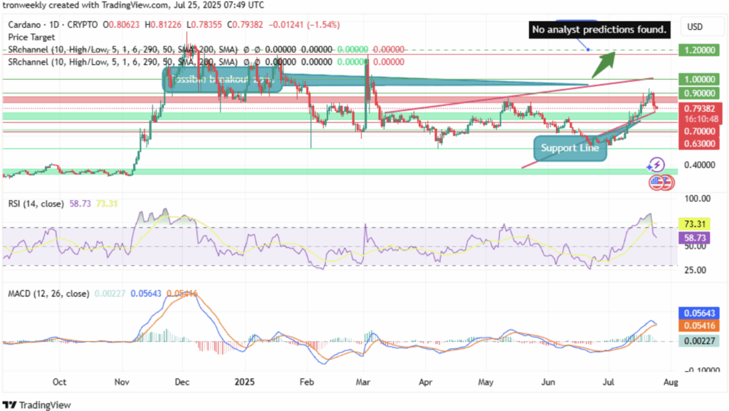 Cardano Ada Price Analysis
