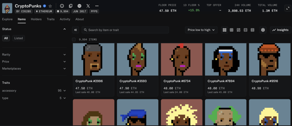 Cryptopunks Collection Opensea