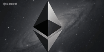 Ethereum logo against galaxy backdrop symbolizing $5B options expiry and bullish push toward $5,000.
