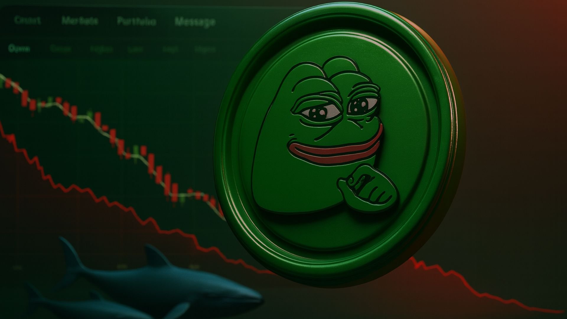 PEPE Faces Whale Exit and Bearish Signals as Price Risks Drop Toward $0.00000900