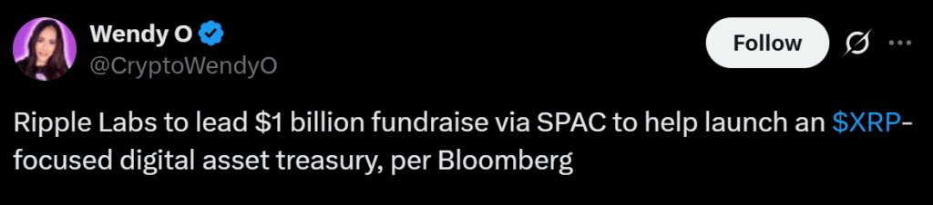 Ripple Plans $1b Xrp Buyback for New Treasury Heres What It Means