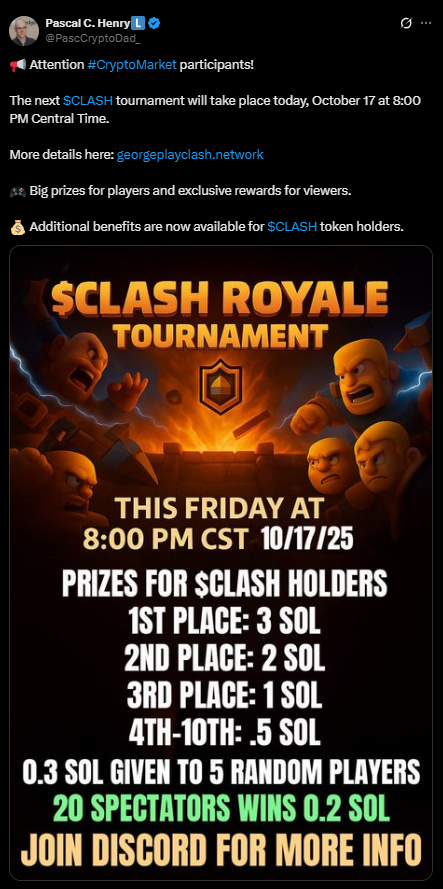 CLASH Token’s Friday Night time Event Brings Web3 Warmth to Conflict Royale: Every part You Must Know – BlockNews