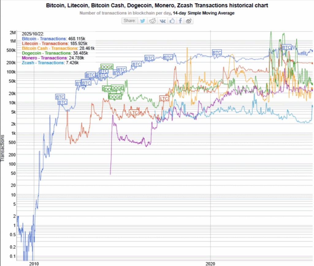 Transaction Historical Chart