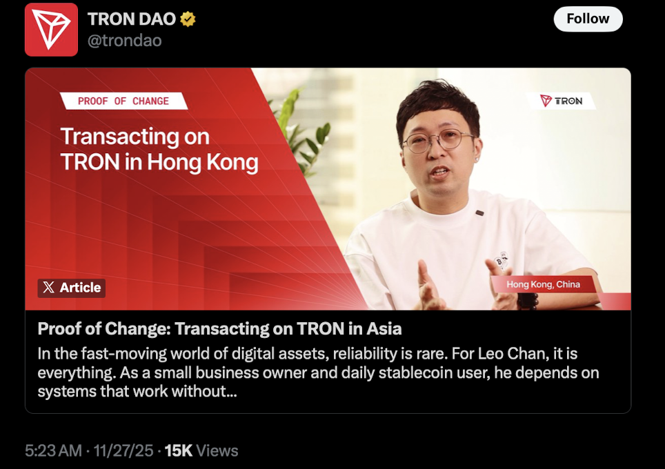 TRON Holds Regular Close to alt= TRON Holds Regular Close to alt=