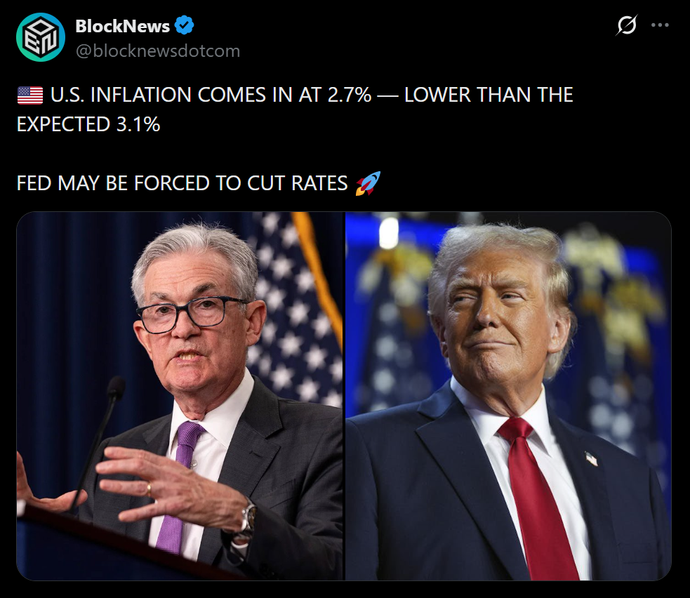 U.S. Inflation Cools Extra Than Anticipated in November, Fueling Fee Minimize Hopes – Right here Is What Markets Are Reacting To – BlockNews U.S. Inflation Cools Extra Than Anticipated in November, Fueling Fee Minimize Hopes – Right here Is What Markets Are Reacting To – BlockNews