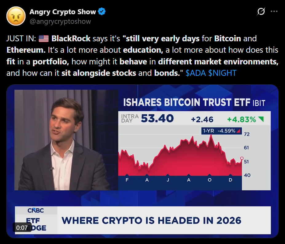 “It’s Nonetheless Early” Doesn’t Imply Low cost: BlackRock Explains the Actual BTC and ETH Timeline – BlockNews “It’s Nonetheless Early” Doesn’t Imply Low cost: BlackRock Explains the Actual BTC and ETH Timeline – BlockNews