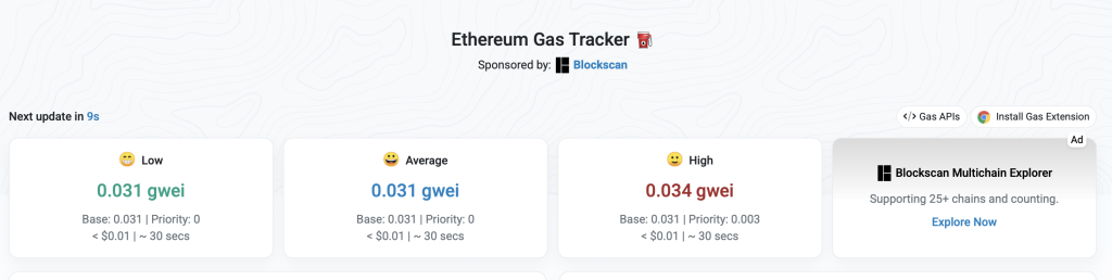 Eth Gas