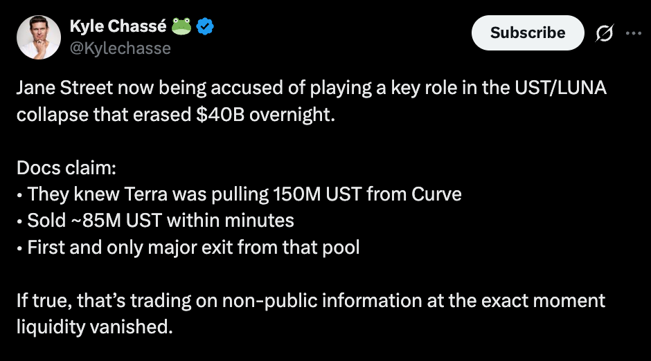 The Jane Avenue–Terra Lawsuit Exposes How Fragile Stablecoins Actually Had been in 2022 – BlockNews