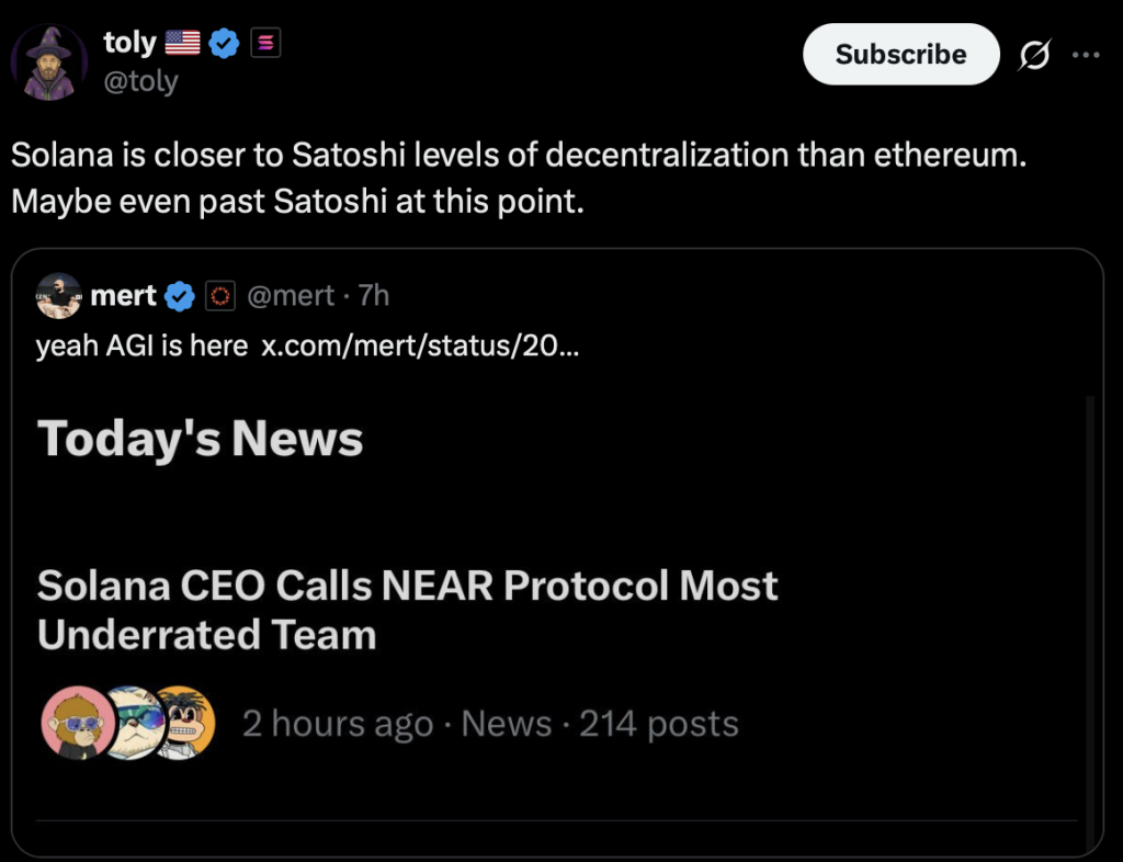 Solana Decentralized