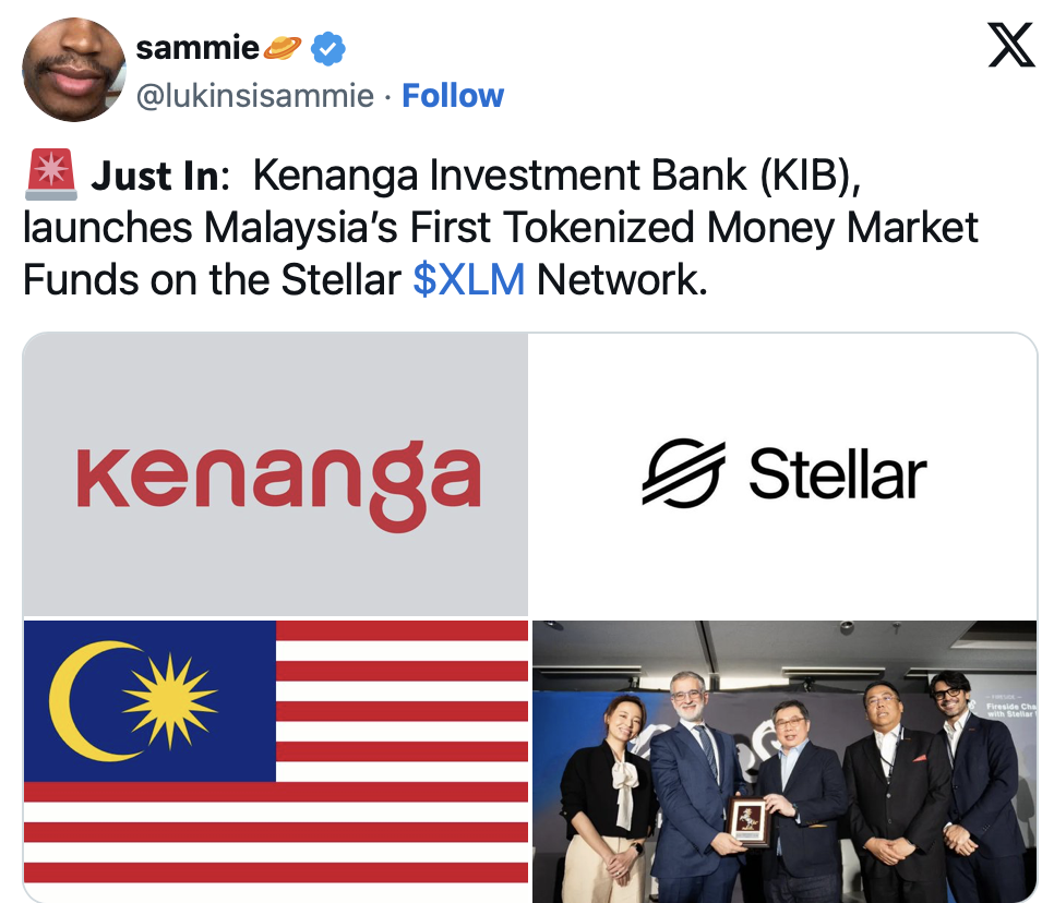 Stellar to Malaysia