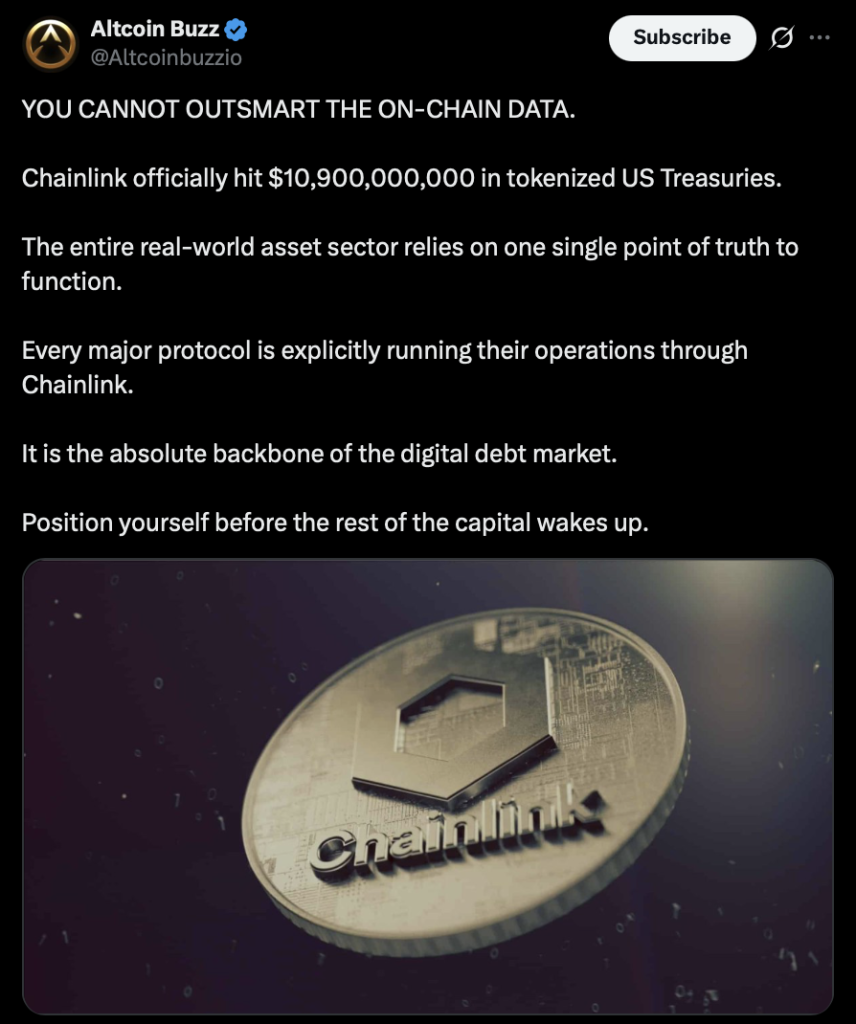 Chainlink Tokenized billion