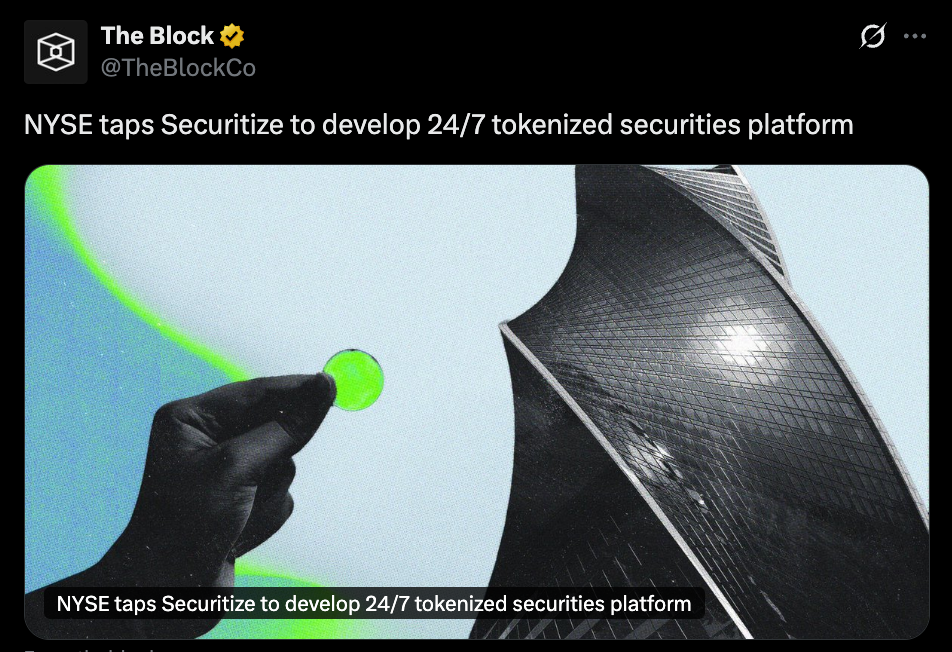 NYSE Isn’t Ready Anymore As It Pushes Shares Towards 24/7 Blockchain Buying and selling Actuality – BlockNews