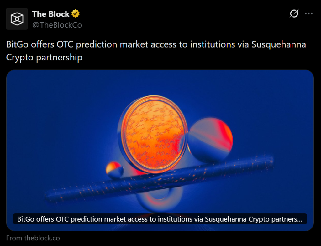 Prediction Markets Simply Went Institutional—And That Ought to Make You Barely Uncomfortable – BlockNews