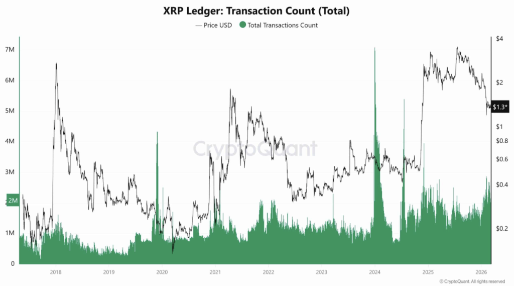 Xrp Ledger Transaction Count