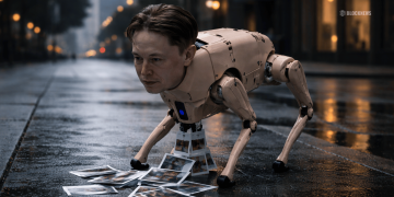 An Elon Musk Robot Dog Is Defecating Printed Photographs on the Streets of San Francisco and People Can’t Look Away