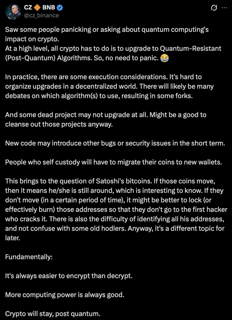 Cz Bitcoin Quantum