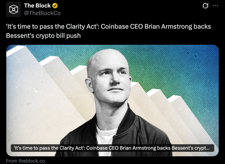 Brian Armstrong Lastly Says Sure to the Readability Act, and It Solely Took Two Rejections to Get There – BlockNews Brian Armstrong Lastly Says Sure to the Readability Act, and It Solely Took Two Rejections to Get There – BlockNews