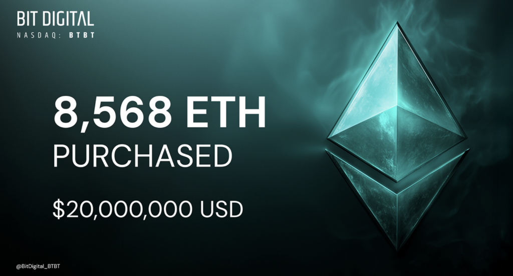 Company Ethereum Crypto Adoption Grows With Bit Digital Buy – Right here Is Why ETH Treasuries Are Increasing – BlockNews Company Ethereum Crypto Adoption Grows With Bit Digital Buy – Right here Is Why ETH Treasuries Are Increasing – BlockNews