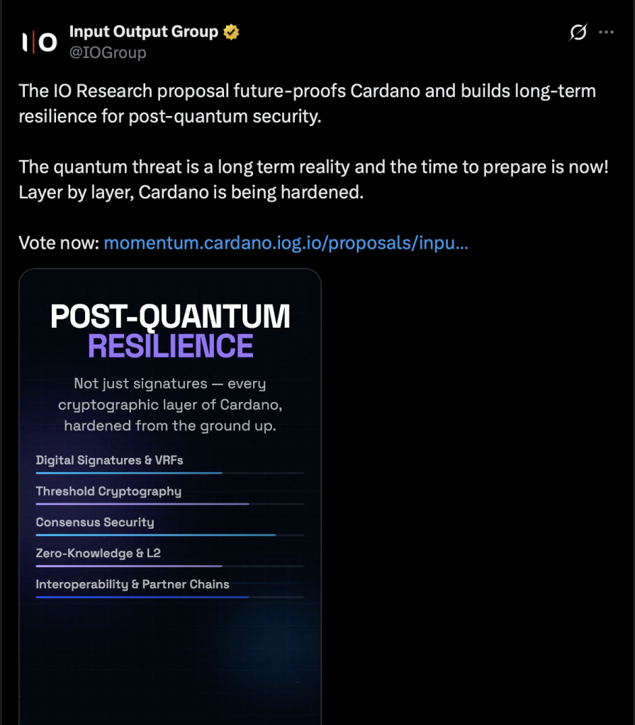 Cardano Quantum resistance