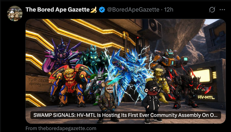 HV-MTL’s First Otherside Meeting Is Right here — New Management, New Path, New Power – BlockNews