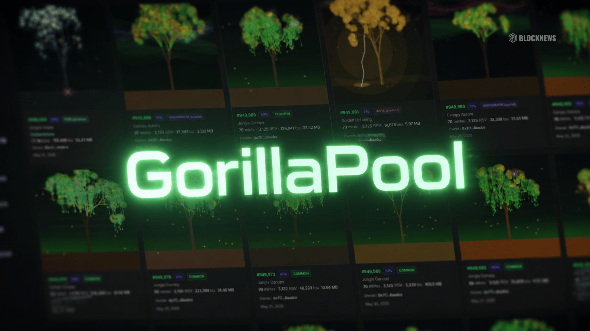 GorillaPool Turns Every Block It Mines Into a One-of-a-Kind Generative NFT