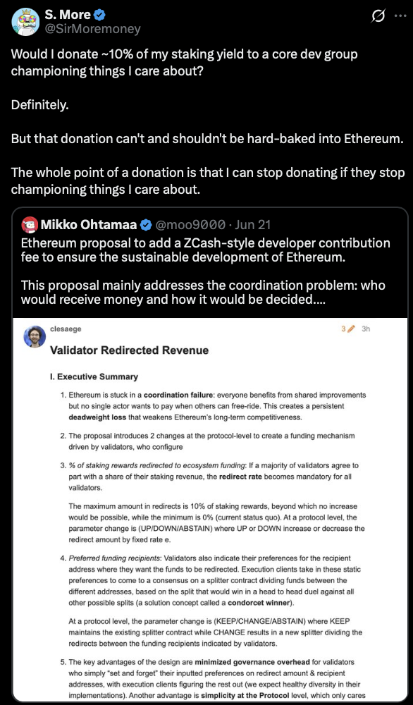 Ethereum concern