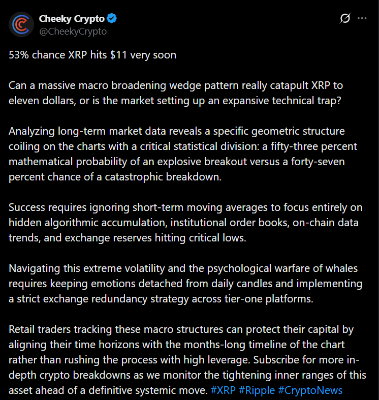 XRP Crypto Eyes Goal – Right here Is Why One Analyst Sees A Breakout Forward – BlockNews XRP Crypto Eyes Goal – Right here Is Why One Analyst Sees A Breakout Forward – BlockNews