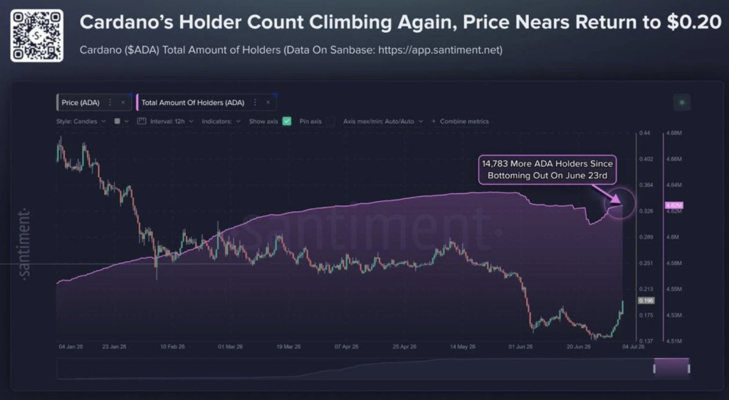 Cardano ADA Holder Count