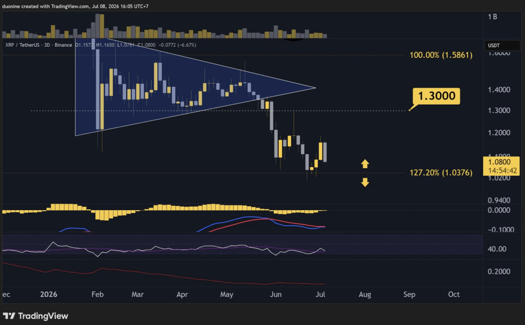 XRP Ripple 3D chart