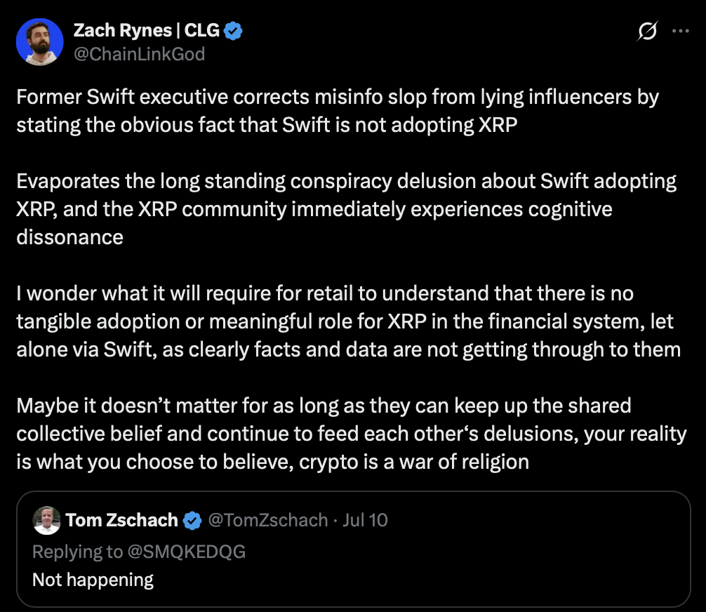 Zack Rynes On XRP